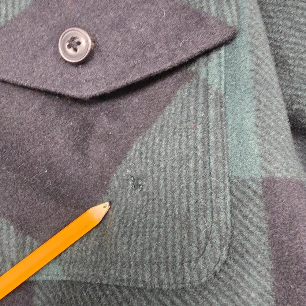 Freedom Foundry Mens XXL Green Black Buffalo Plaid Sherpa Lined‎ Fleece Shacket